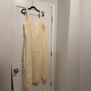 J. Jill Light Yellow Maxi Dress